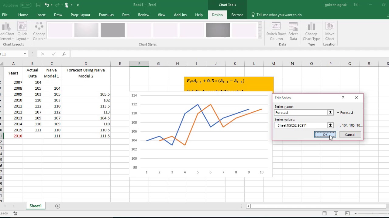 mix bar and line chart excel for mac 2011